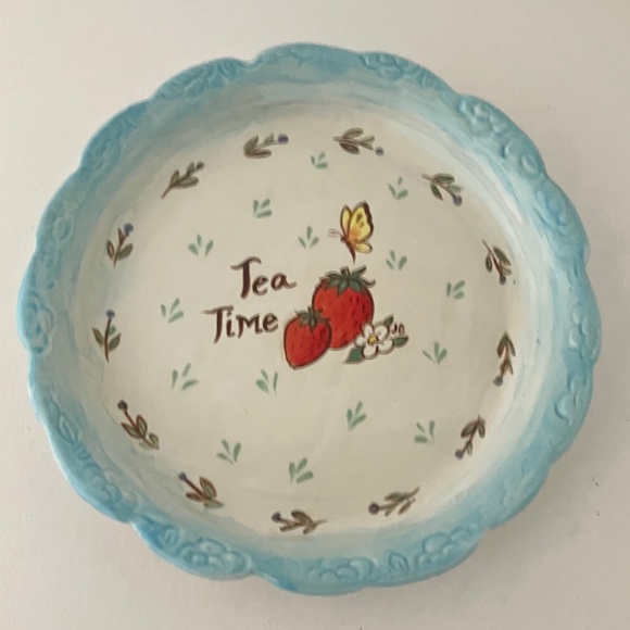 Folklorica Hand Painted Owl Tea Time Cup with Saucer by Artist Jean Cotton - Picture 3 of 15